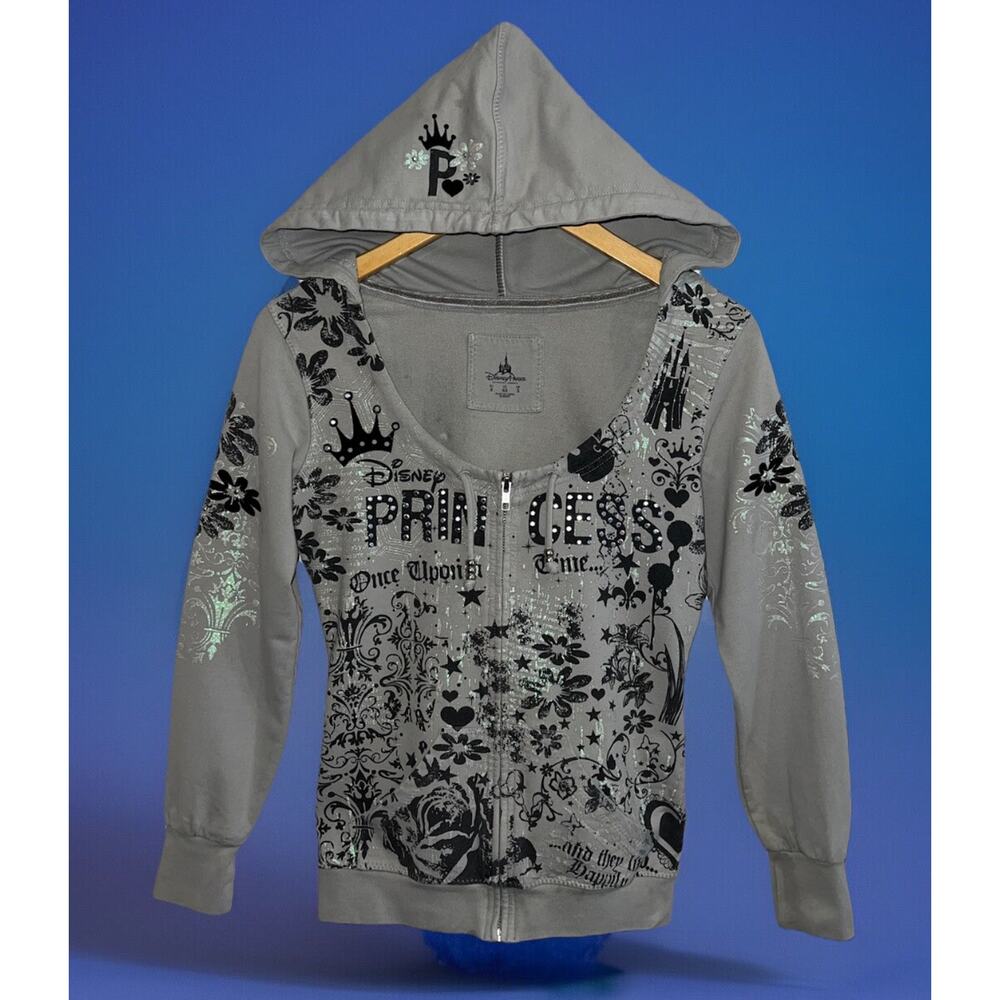 Disney Parks Princess Zip Hoodie XS – Once Upon a Time Happily Ever After